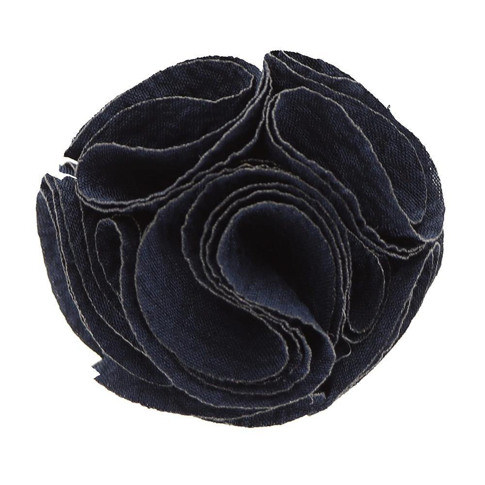 Vittorio Vico Men's Formal Solid Rose Seersucker Flower Lapel Pin: Flower Pin Suit Accessories Pins for Suit or Tuxedo