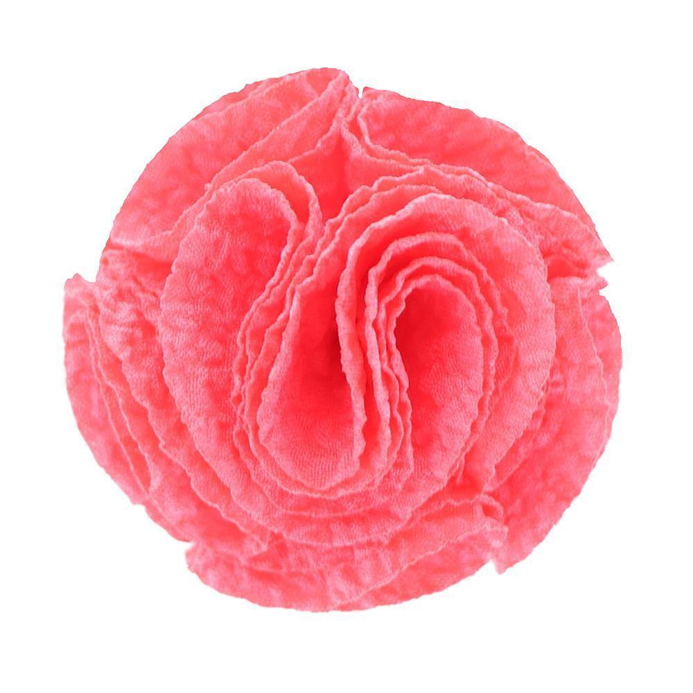 Vittorio Vico Men's Formal Solid Rose Seersucker Flower Lapel Pin: Flower Pin Suit Accessories Pins for Suit or Tuxedo