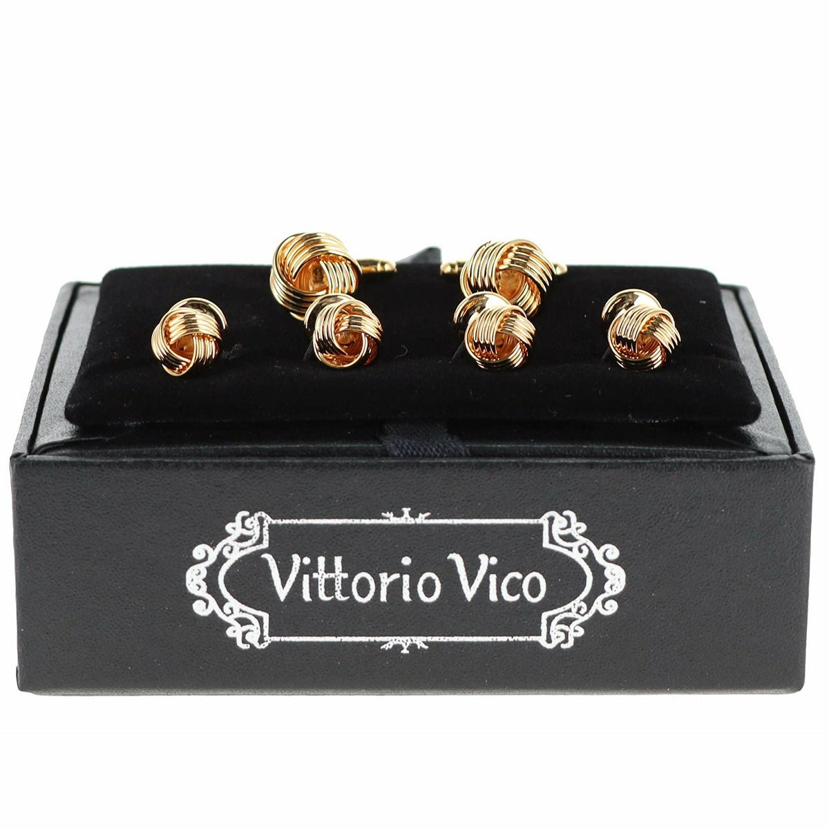 Vittorio Vico Gold Cufflinks & Stud Sets