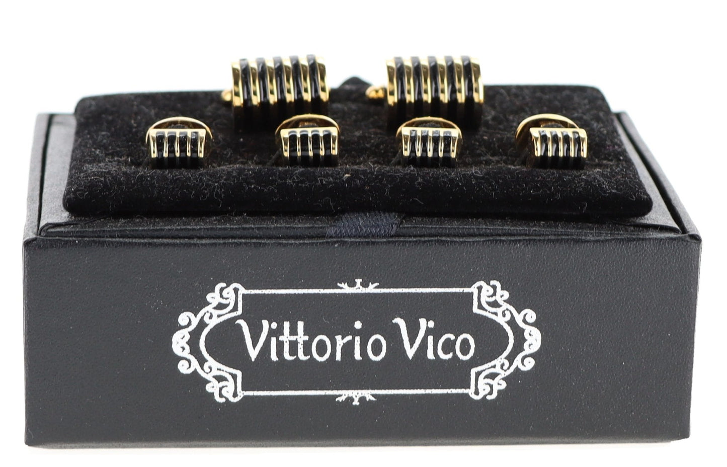 Vittorio Vico Gold Cufflinks & Stud Sets