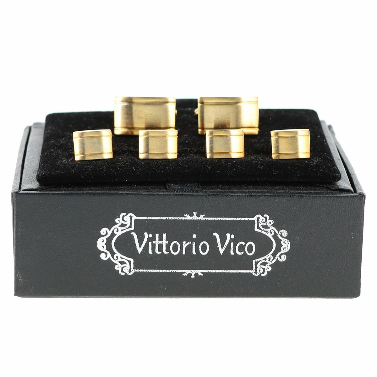 Vittorio Vico Gold Cufflinks & Stud Sets