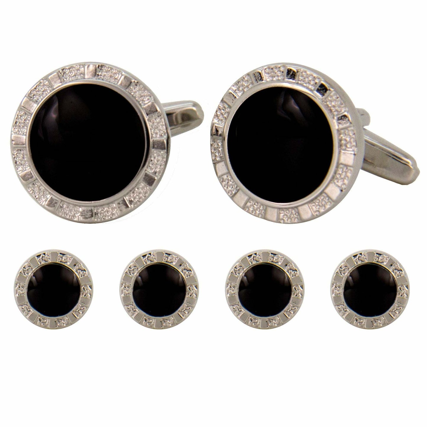 Vittorio Vico Silver Cufflinks & Stud Sets