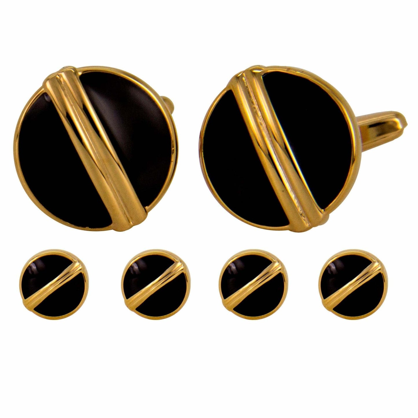 Vittorio Vico Gold Cufflinks & Stud Sets