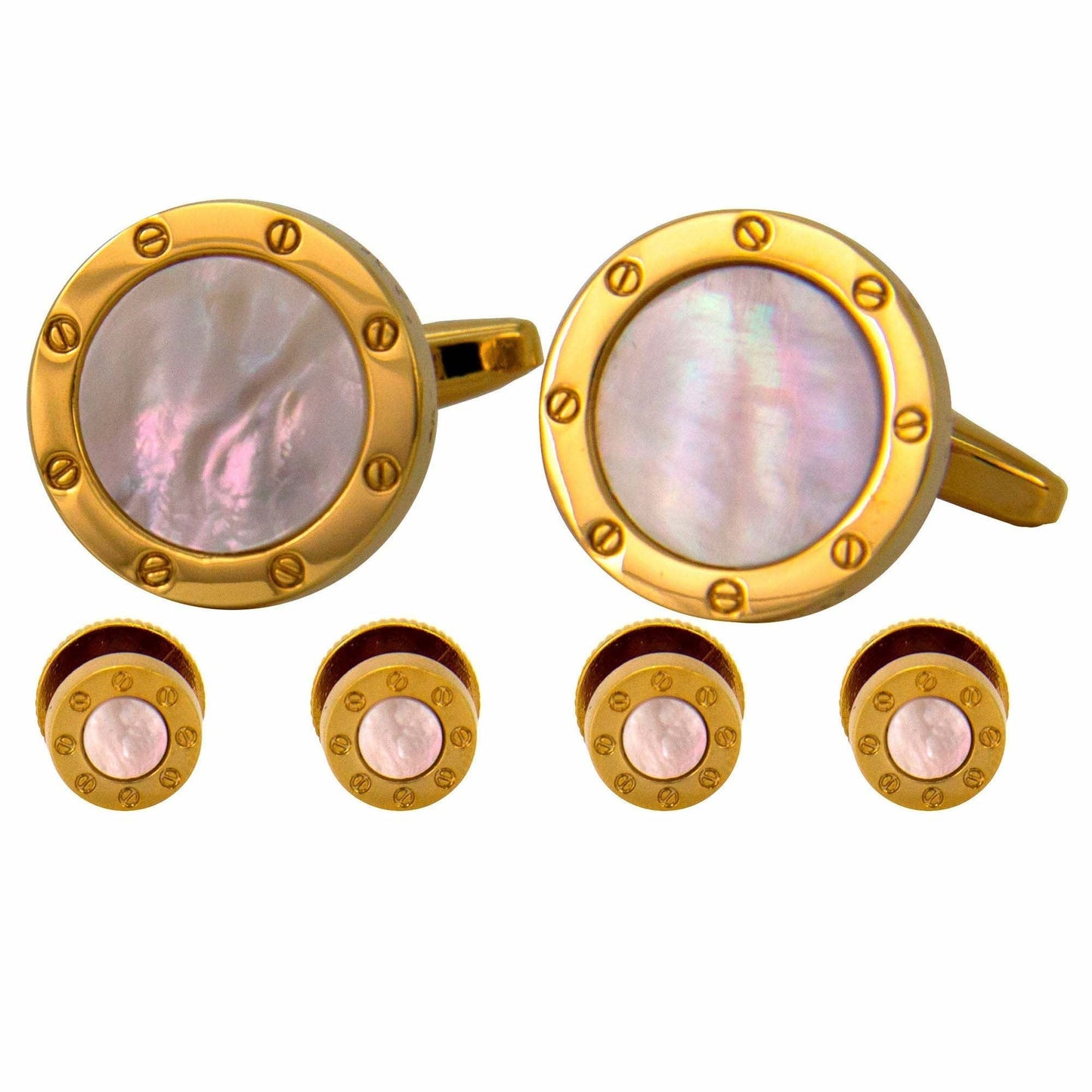 Vittorio Vico Gold Cufflinks & Stud Sets