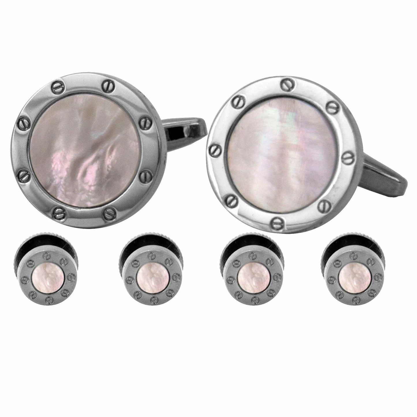 Vittorio Vico Silver Cufflinks & Stud Sets