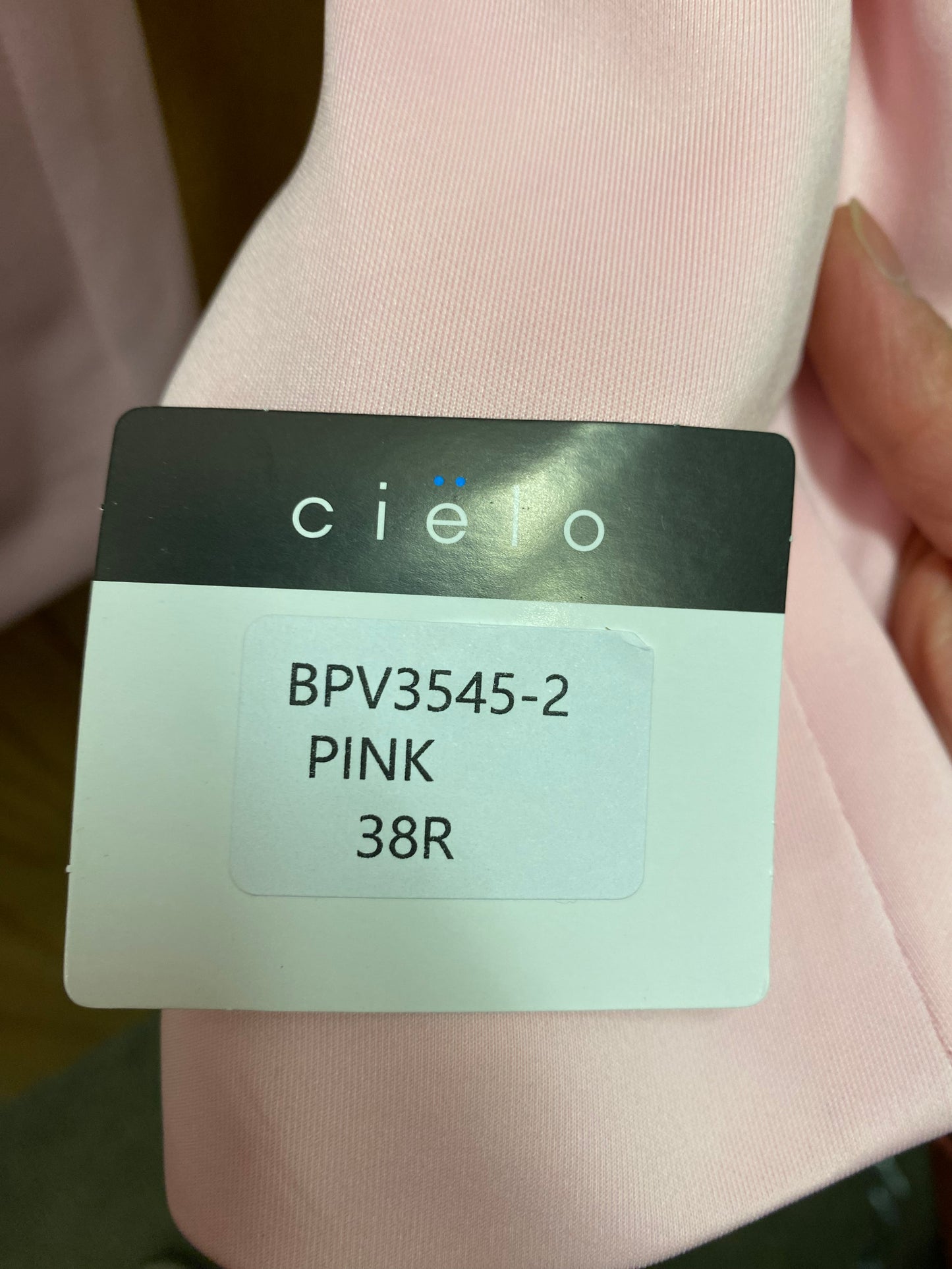 Cielo BPV3545-2 Pink 1-Button Slim Fit Blazer