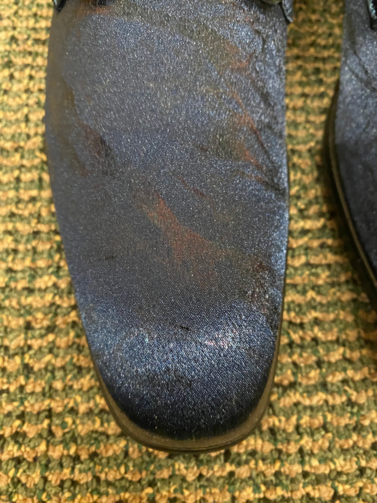 After Midnite Navy Blue Smoking Slip-on Dress Shoes