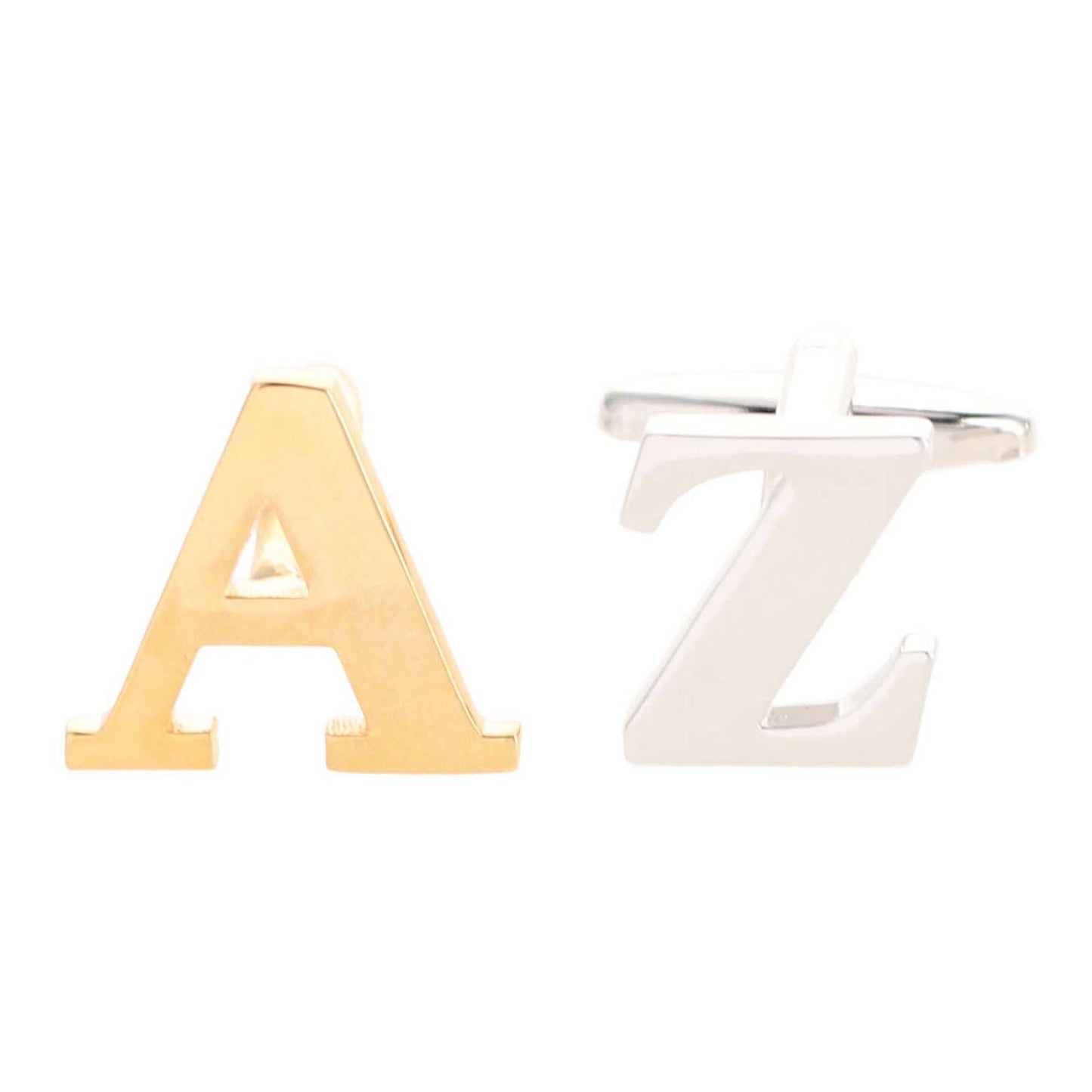 Vittorio Vico Plain Initial Cufflinks: A to Z