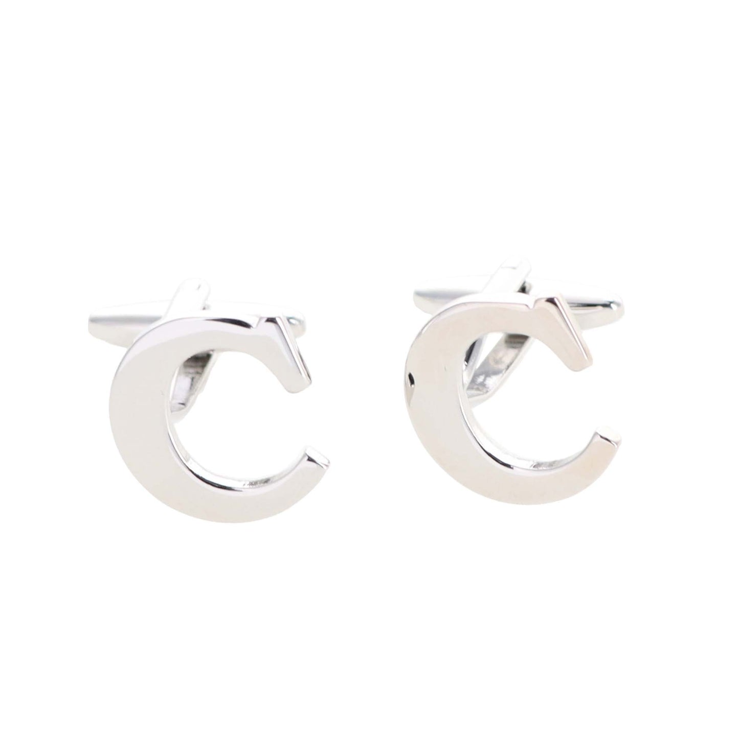 Vittorio Vico Plain Initial Cufflinks: A to Z