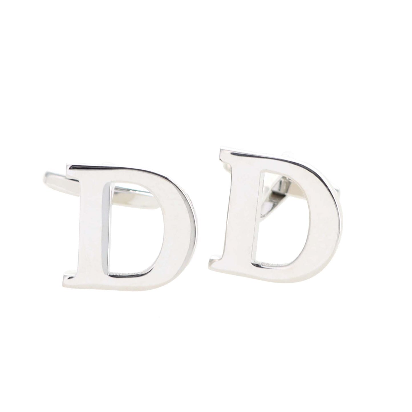 Vittorio Vico Plain Initial Cufflinks: A to Z