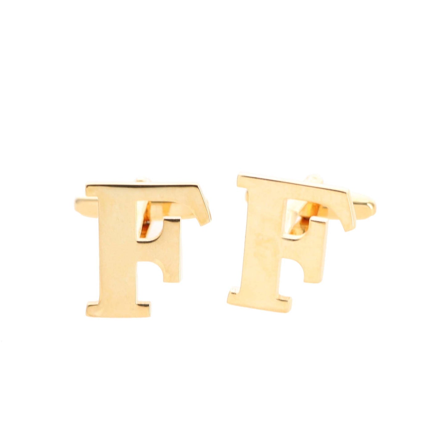 Vittorio Vico Plain Initial Cufflinks: A to Z