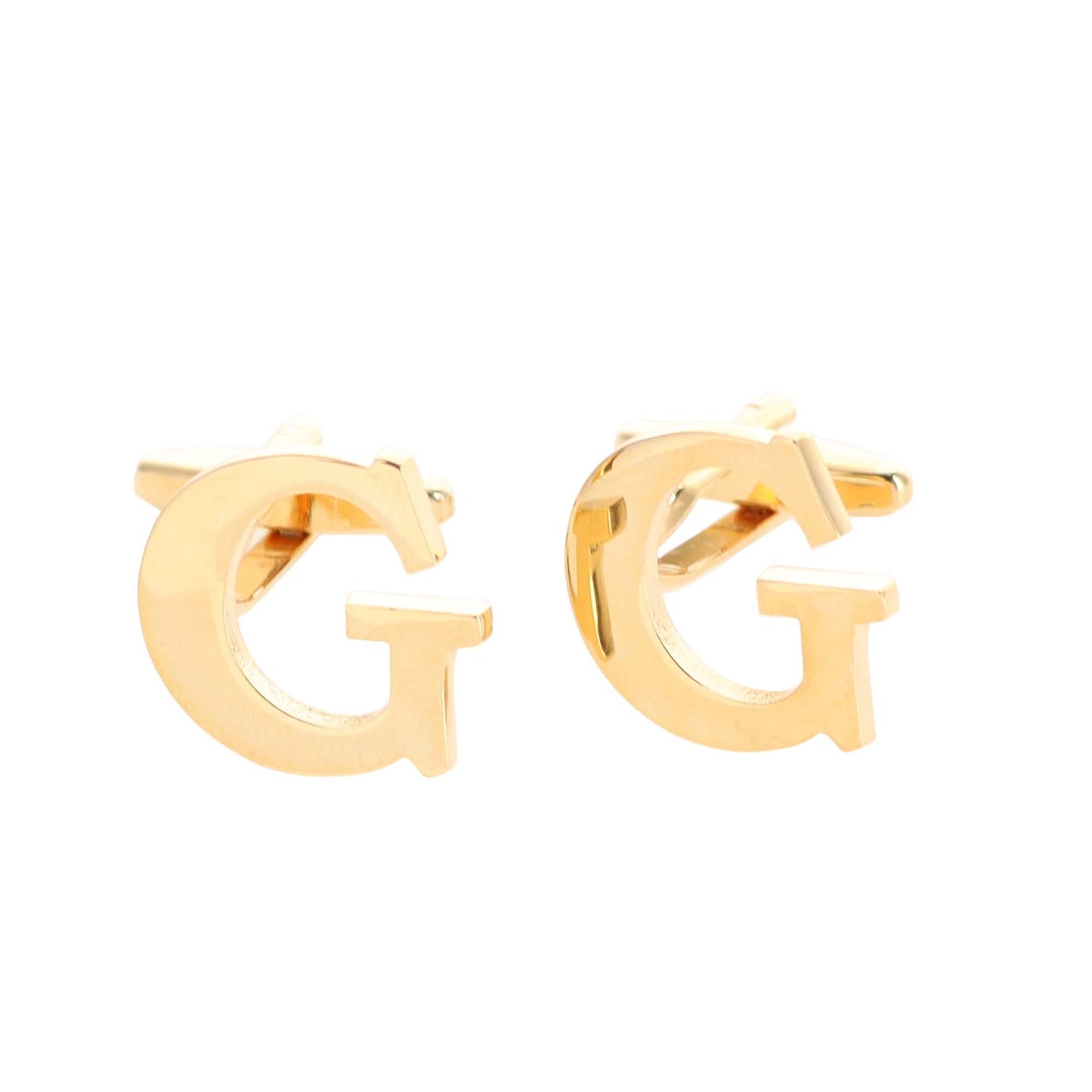 Vittorio Vico Plain Initial Cufflinks: A to Z