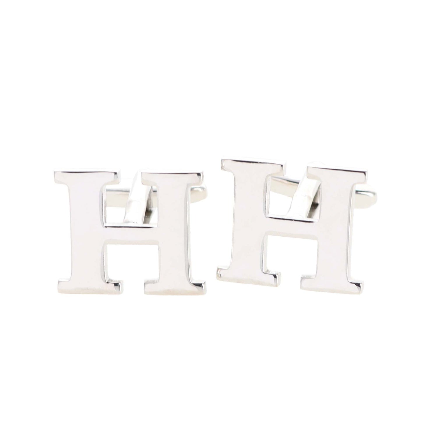 Vittorio Vico Plain Initial Cufflinks: A to Z