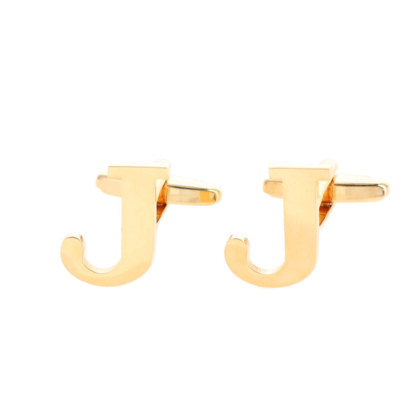 Vittorio Vico Plain Initial Cufflinks: A to Z