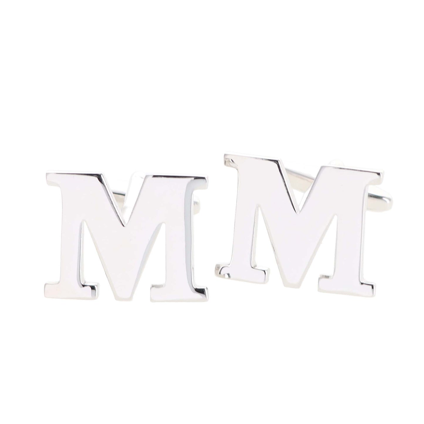 Vittorio Vico Plain Initial Cufflinks: A to Z