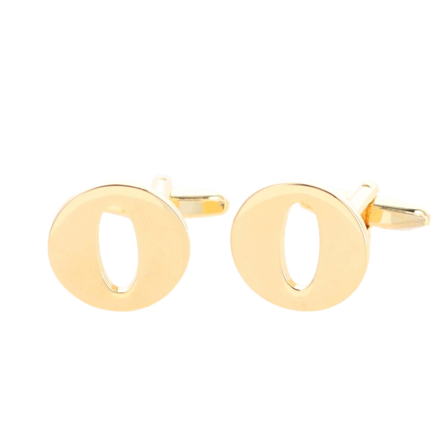 Vittorio Vico Plain Initial Cufflinks: A to Z