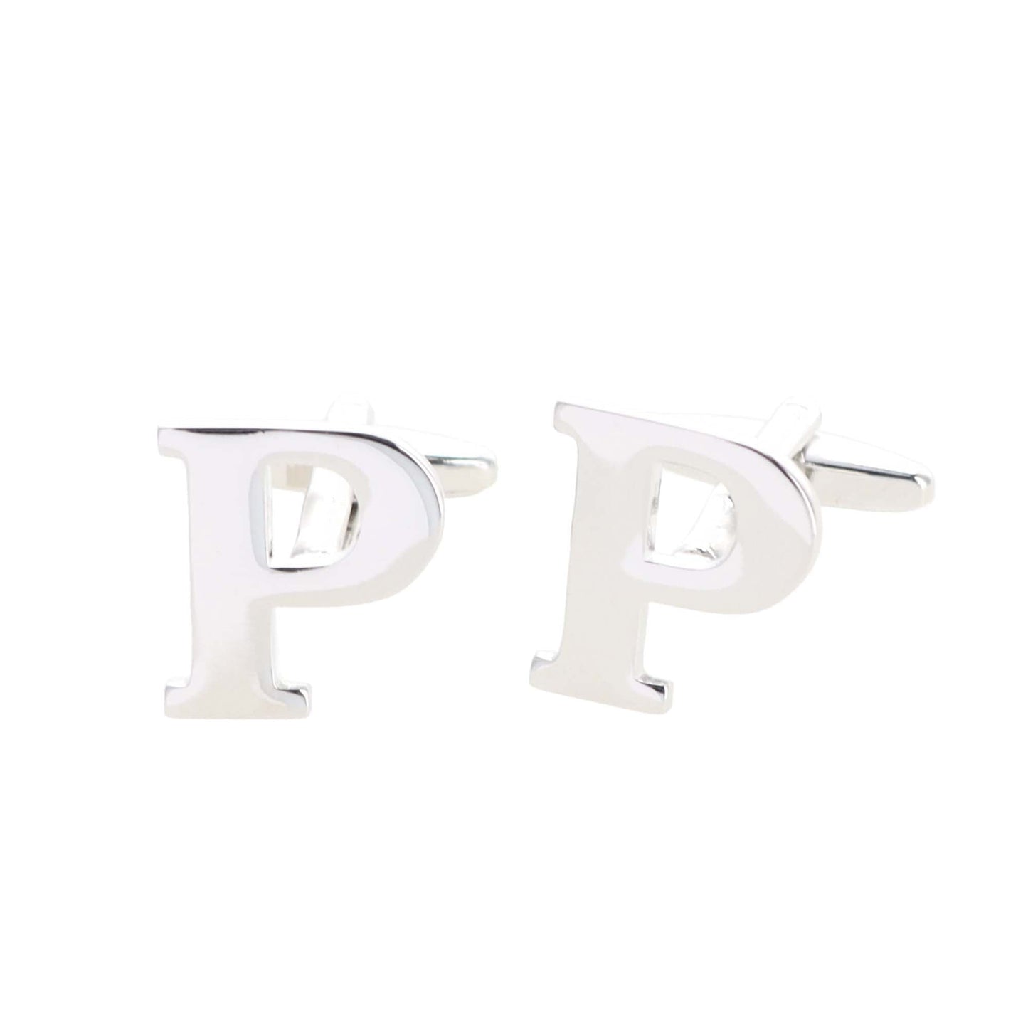 Vittorio Vico Plain Initial Cufflinks: A to Z