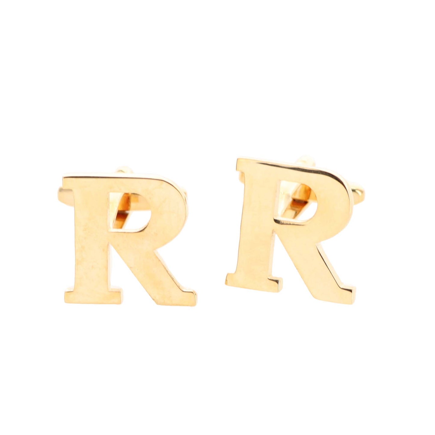 Vittorio Vico Plain Initial Cufflinks: A to Z