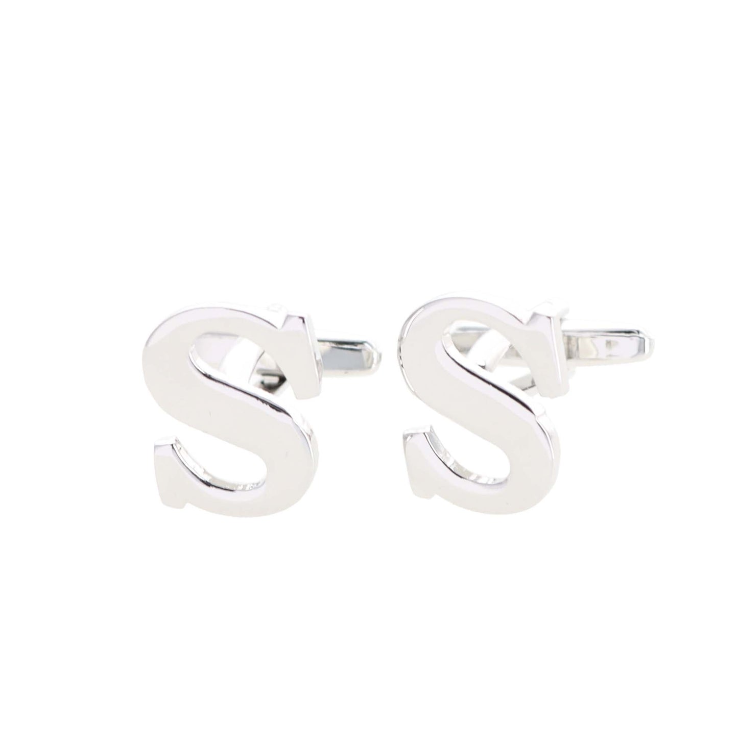 Vittorio Vico Plain Initial Cufflinks: A to Z