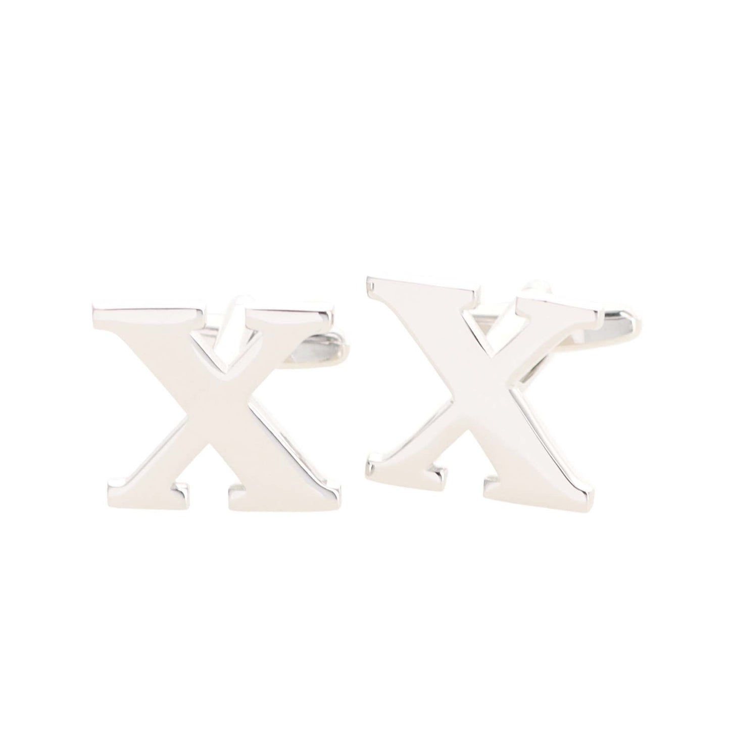 Vittorio Vico Plain Initial Cufflinks: A to Z