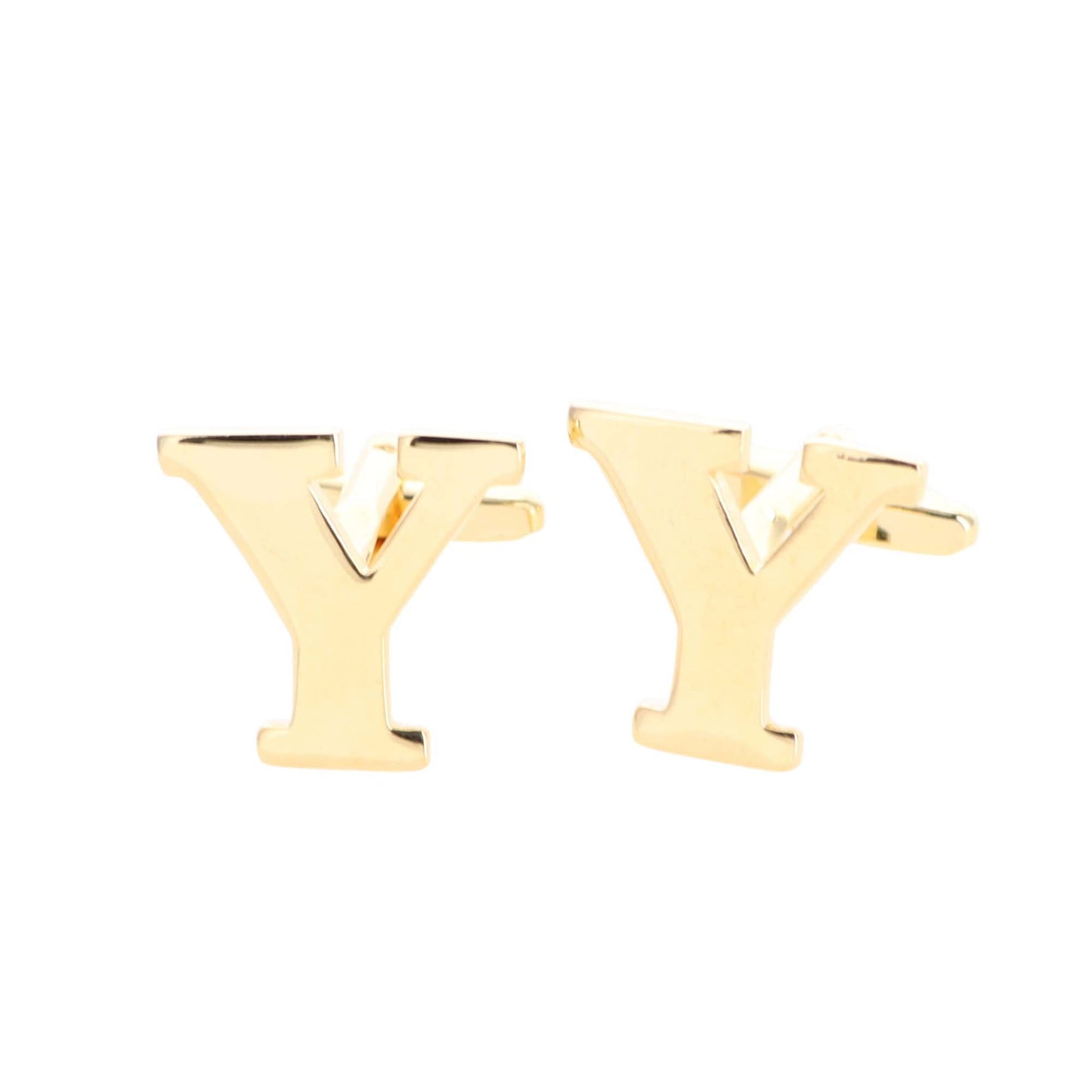 Vittorio Vico Plain Initial Cufflinks: A to Z