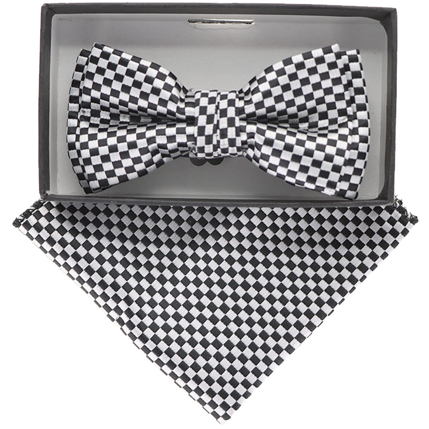 Vittorio Farina Boy's Designer Floral Print Print Bow Tie & Pocket Square