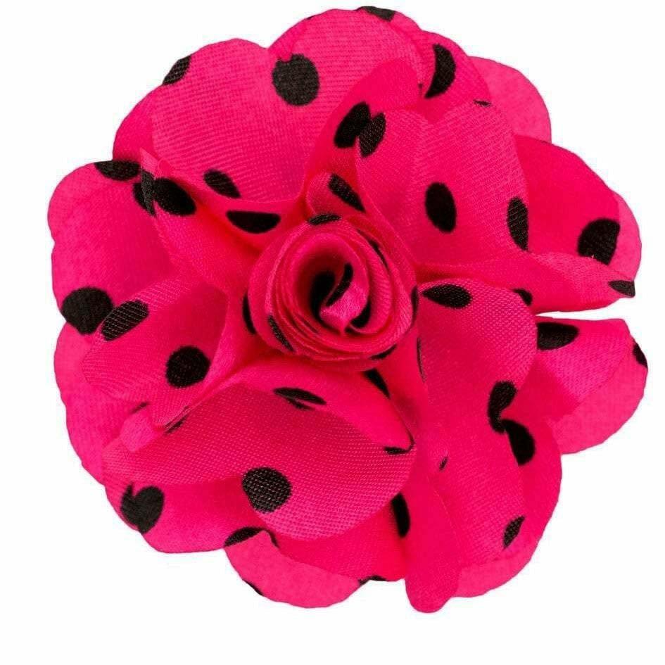 Vittorio Vico Men's Formal Polka Dot Flower Lapel Pin: Flower Pin Suit Accessories Pins for Suit or Tuxedo