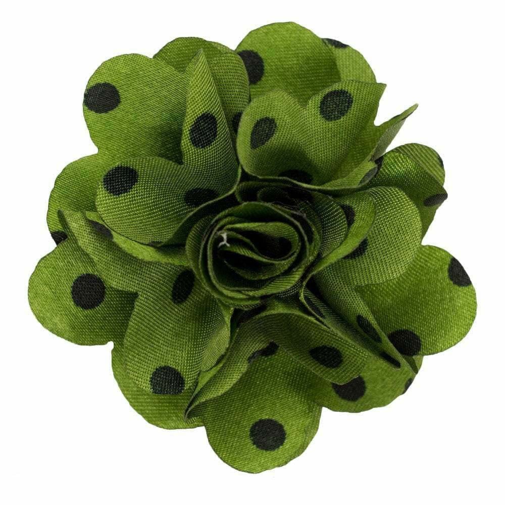 Vittorio Vico Men's Formal Polka Dot Flower Lapel Pin: Flower Pin Suit Accessories Pins for Suit or Tuxedo