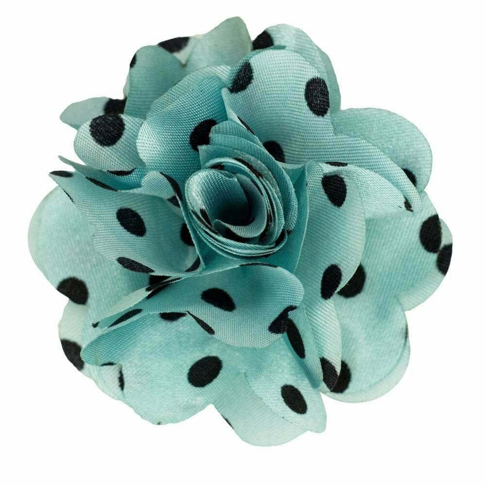 Vittorio Vico Men's Formal Polka Dot Flower Lapel Pin: Flower Pin Suit Accessories Pins for Suit or Tuxedo