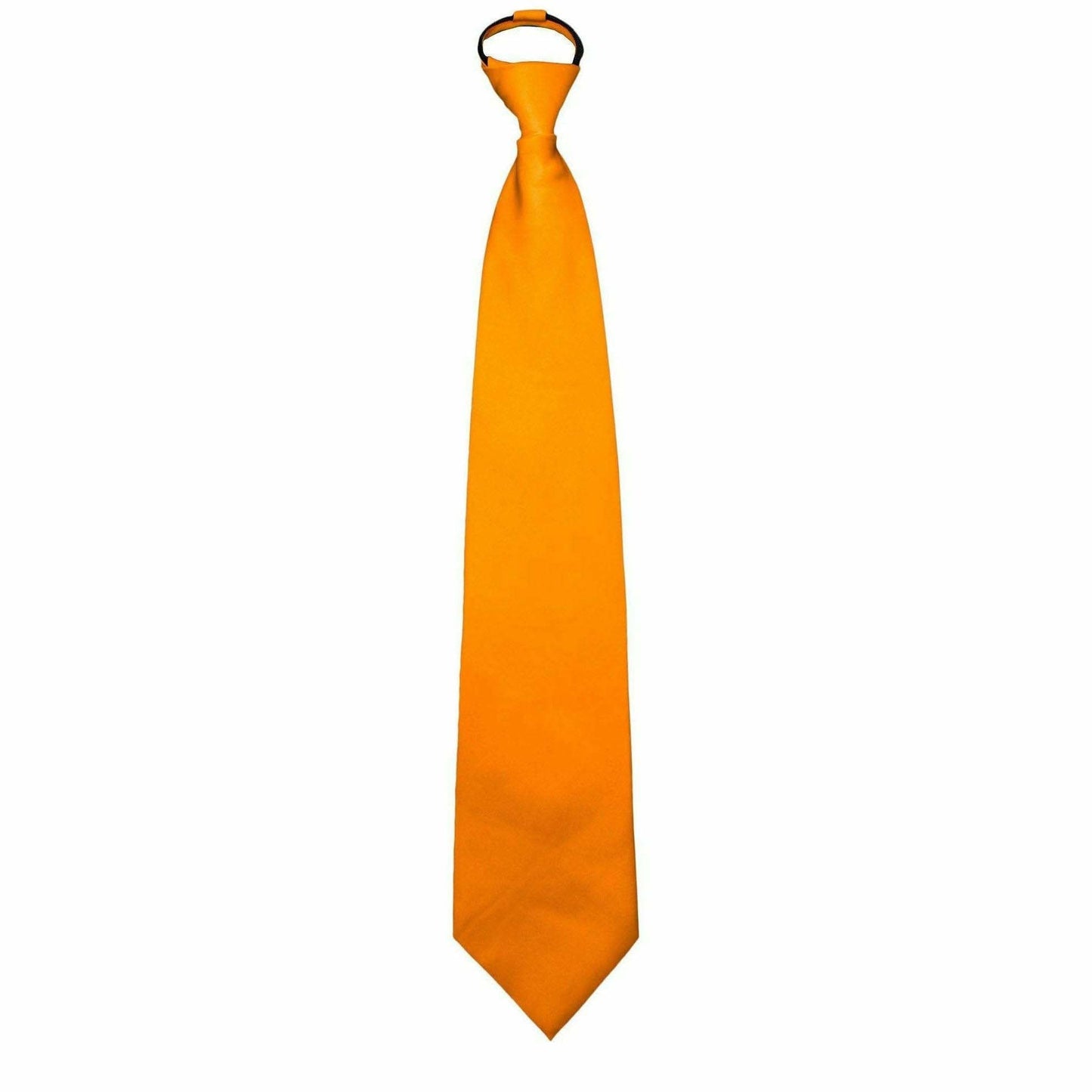 Vittorio Farina Solid Satin Zipper Necktie