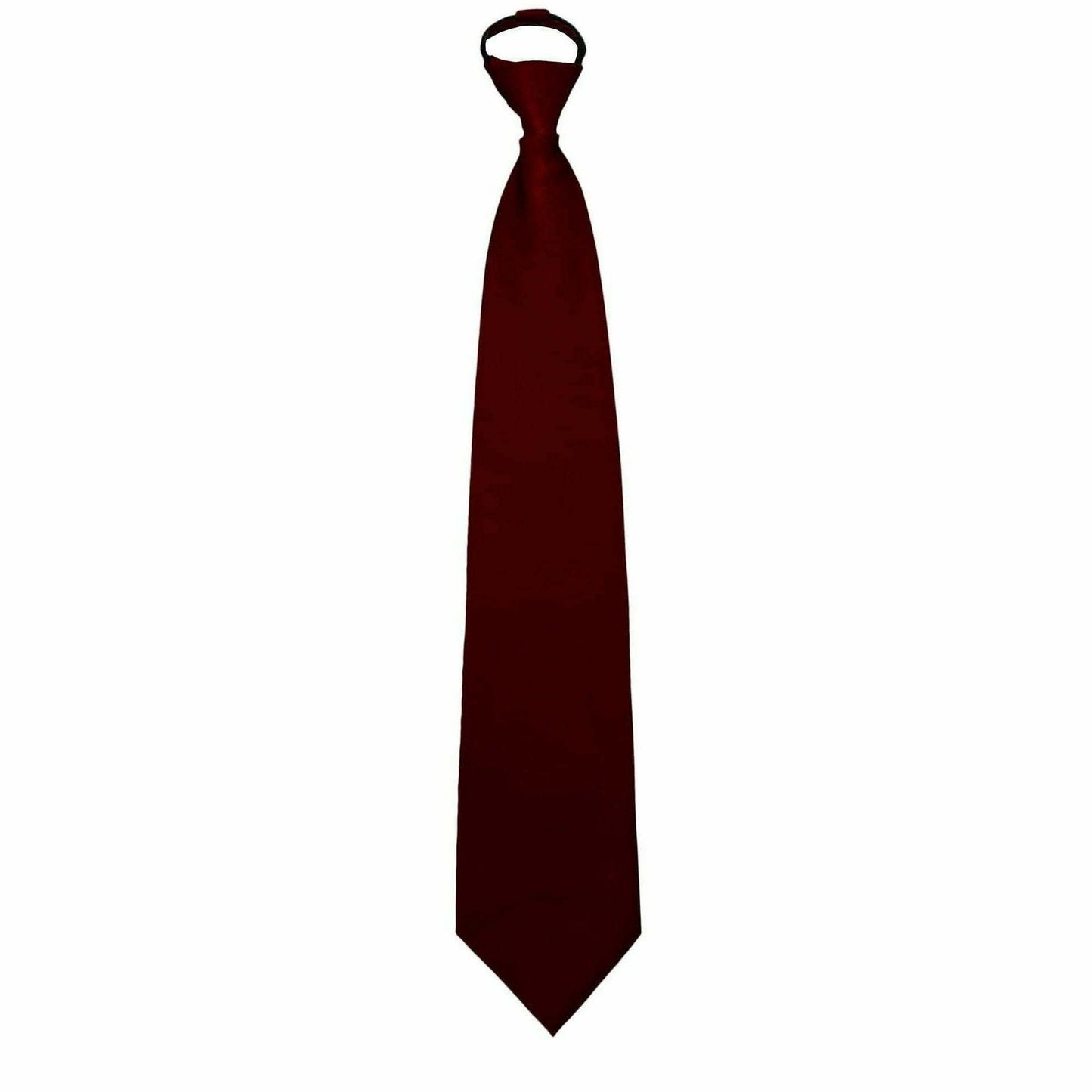 Vittorio Farina Solid Satin Zipper Necktie