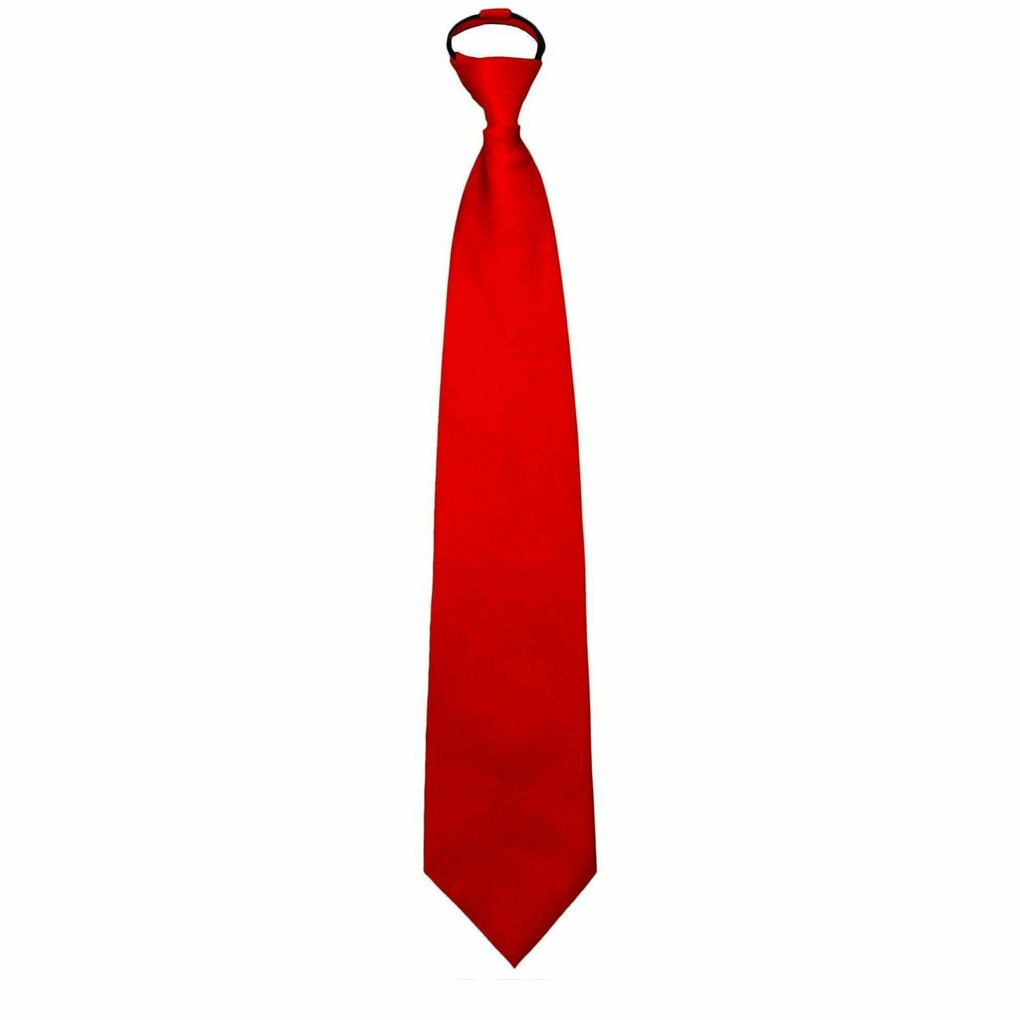 Vittorio Farina Solid Satin Zipper Necktie