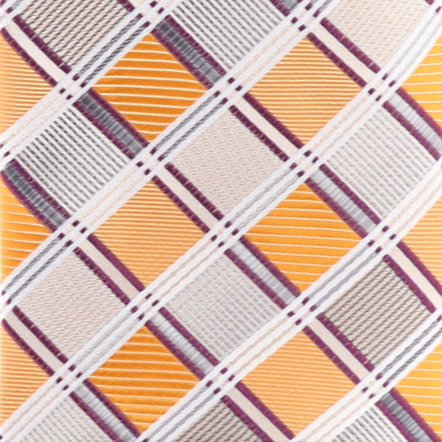 Vittorio Farina Geometric Designer Necktie & Pocket Square