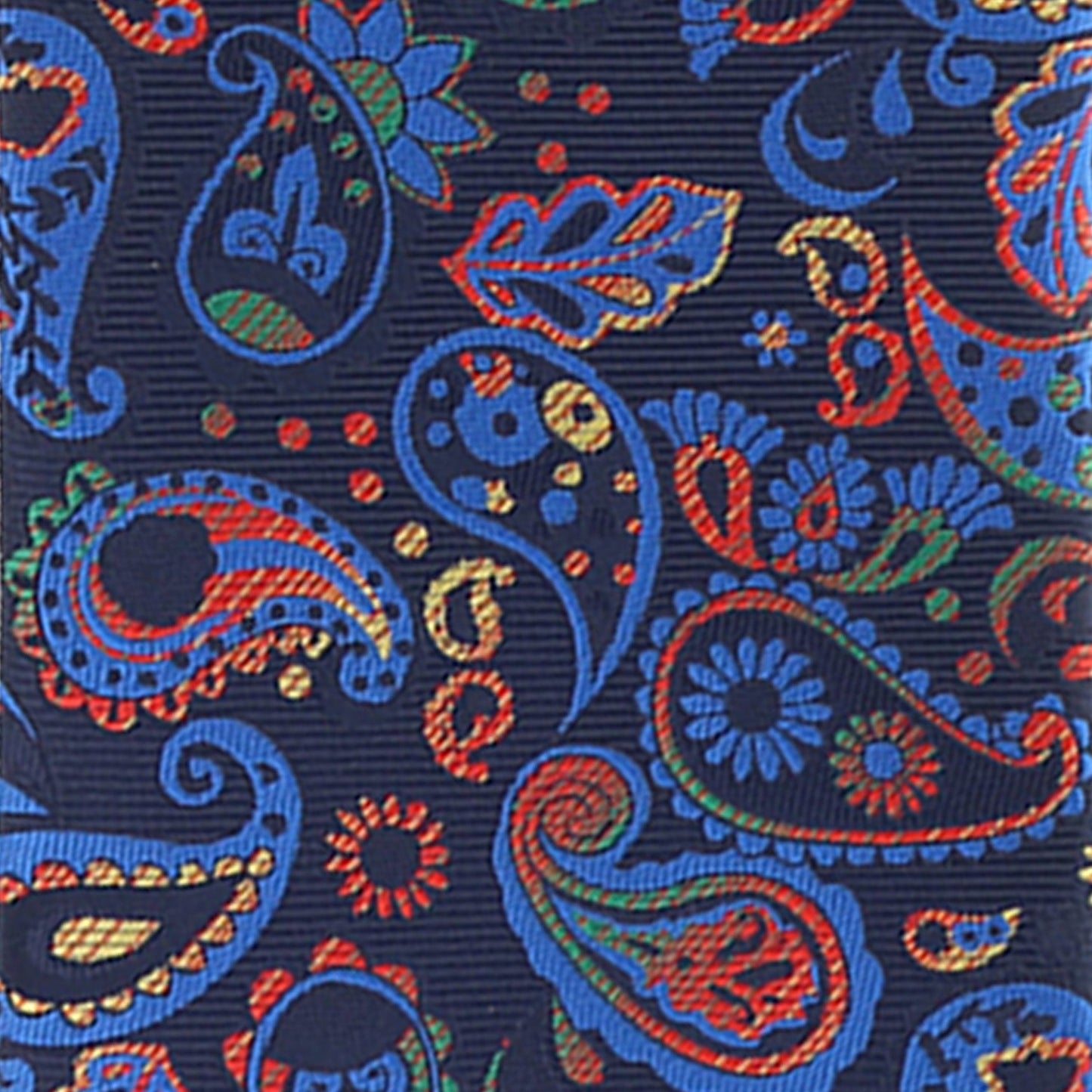 Vittorio Farina Paisley Designer Necktie & Pocket Square