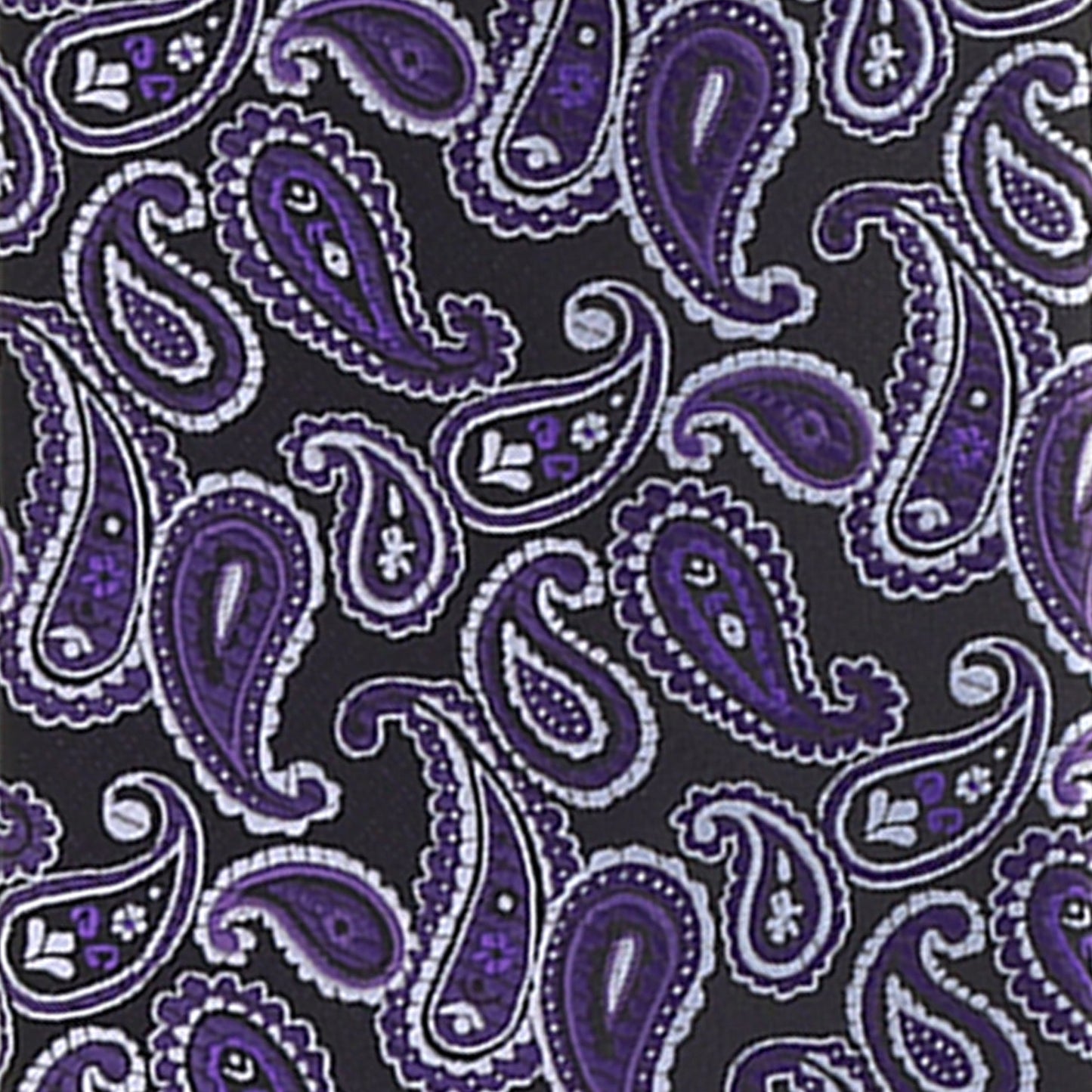 Vittorio Farina Paisley Designer Necktie & Pocket Square