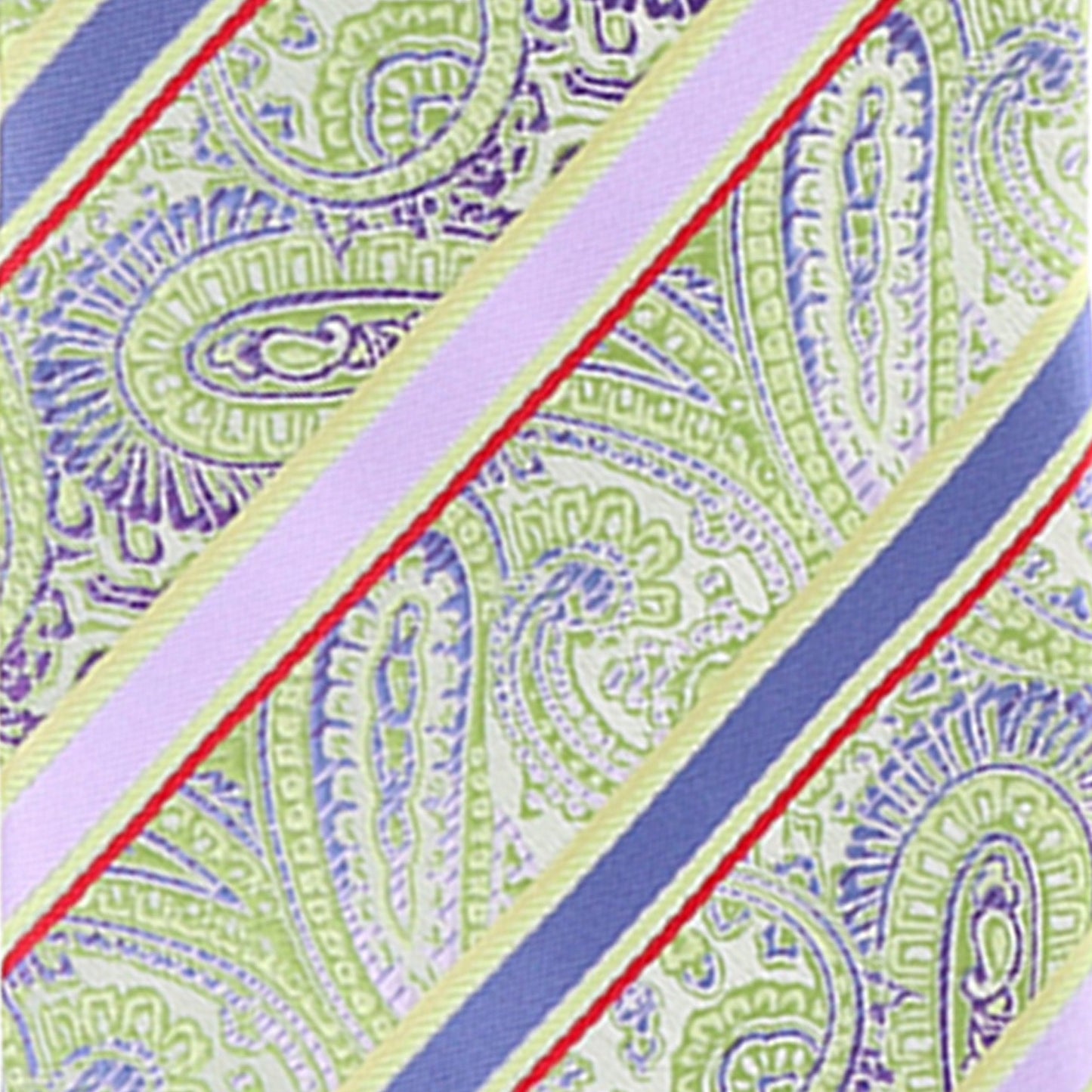 Vittorio Farina Paisley Designer Necktie & Pocket Square