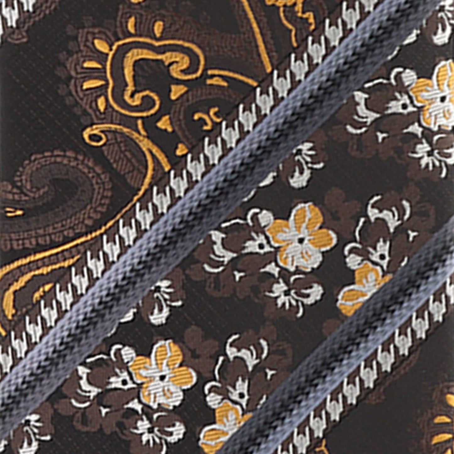 Vittorio Farina Paisley Designer Necktie & Pocket Square