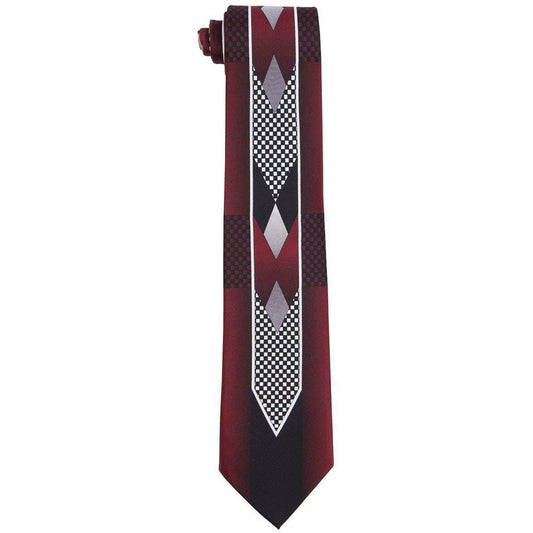 Vittorio Farina Satin Founders Tuxedo Special Print Necktie & Pocket Square