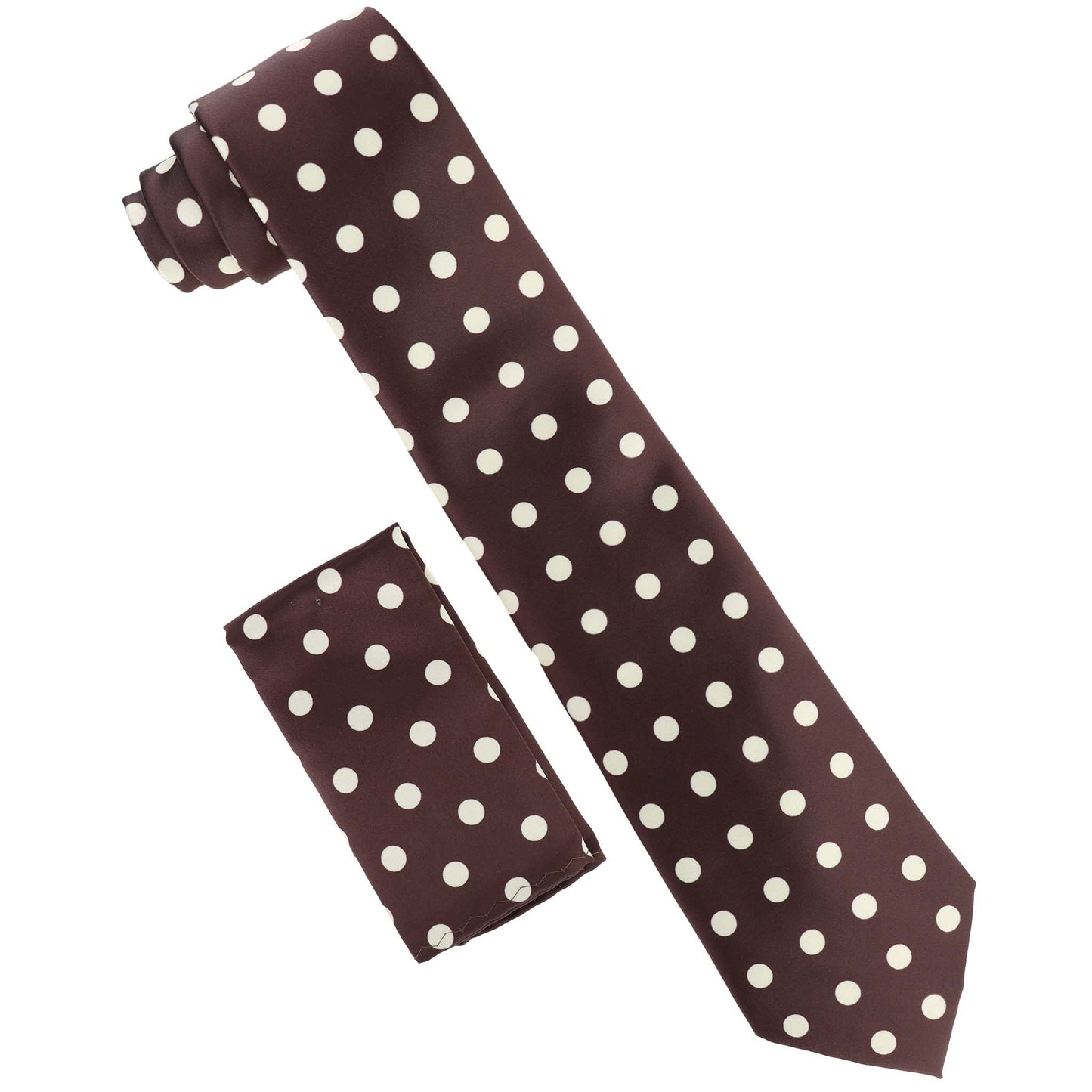 Vittorio Farina Polka Dot Necktie & Pocket Square