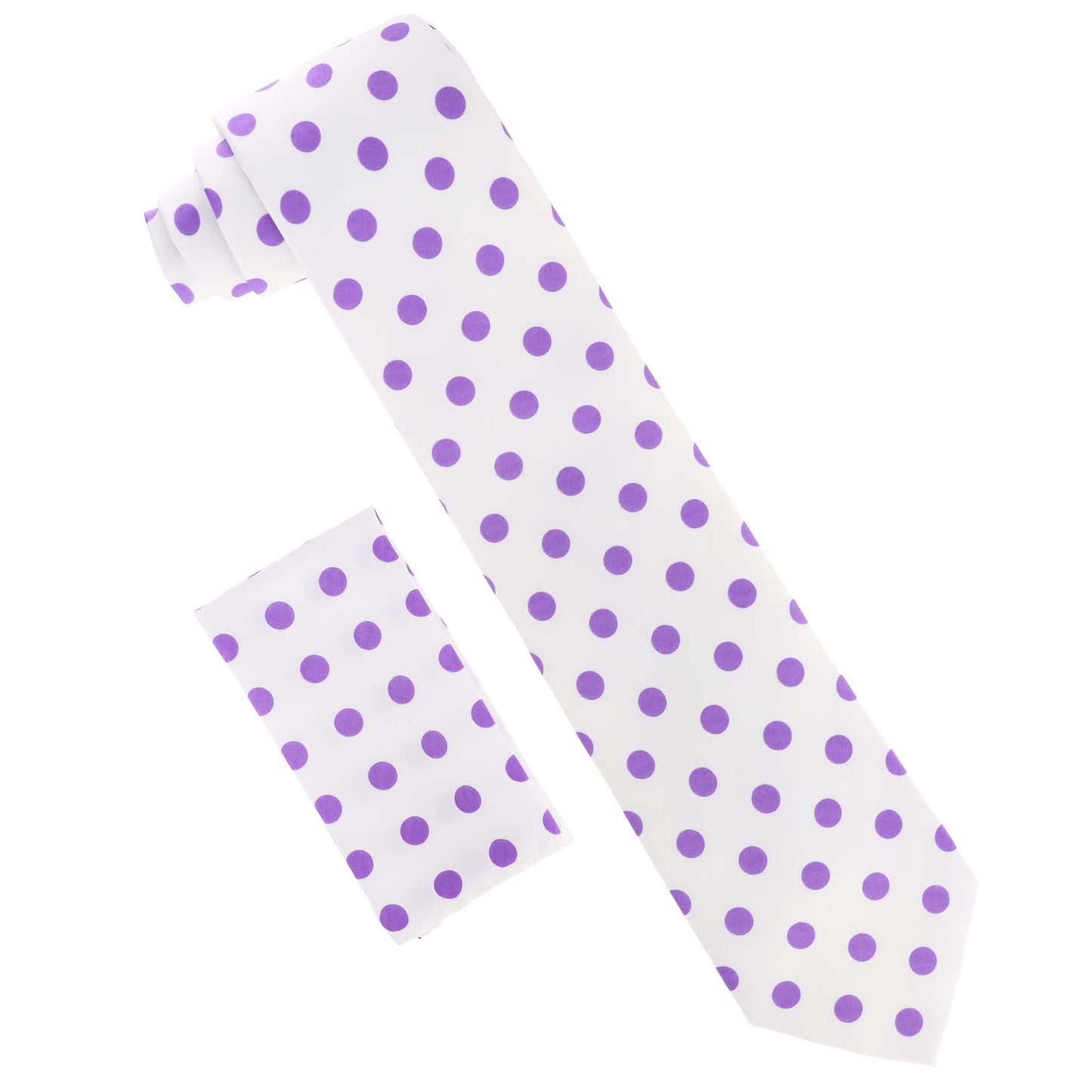 Vittorio Farina Polka Dot Necktie & Pocket Square