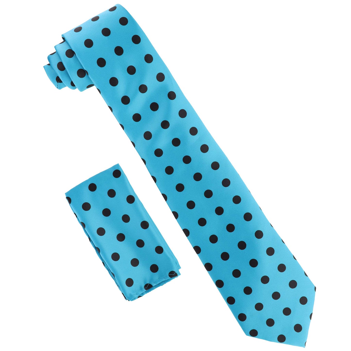 Vittorio Farina Polka Dot Necktie & Pocket Square