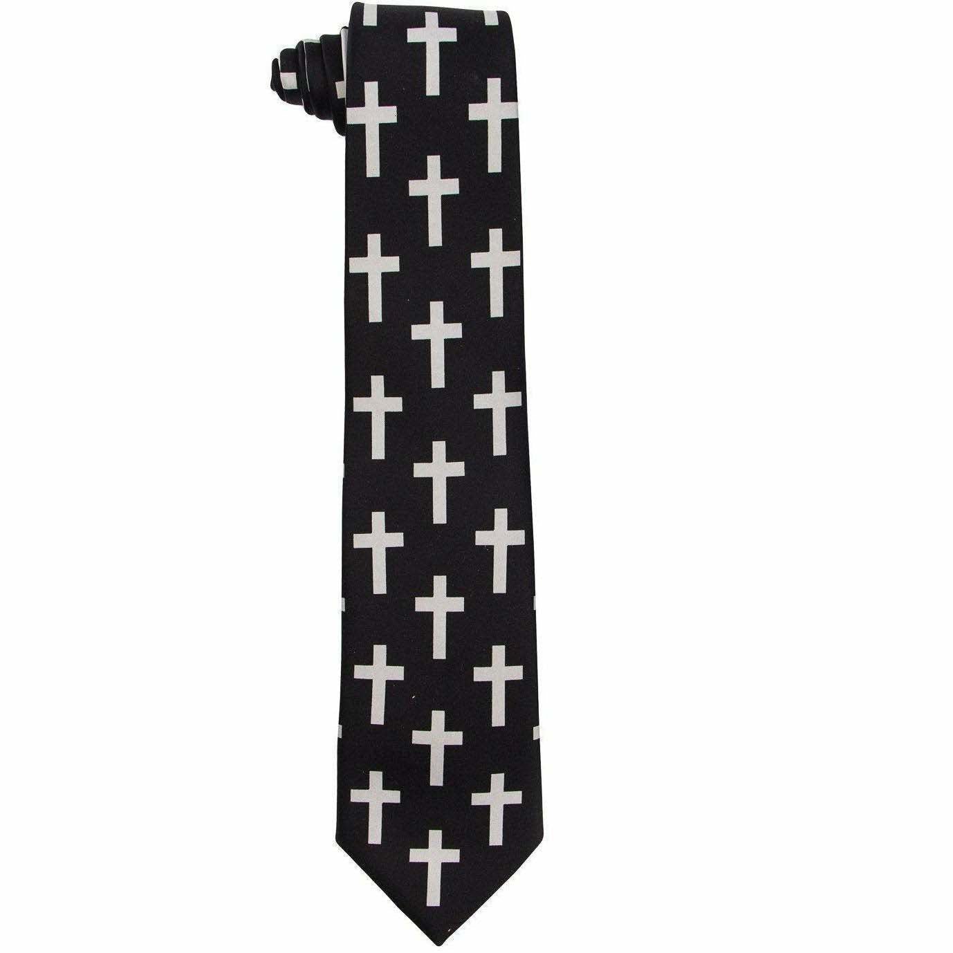 Vittorio Farina Religious Necktie & Pocket Square