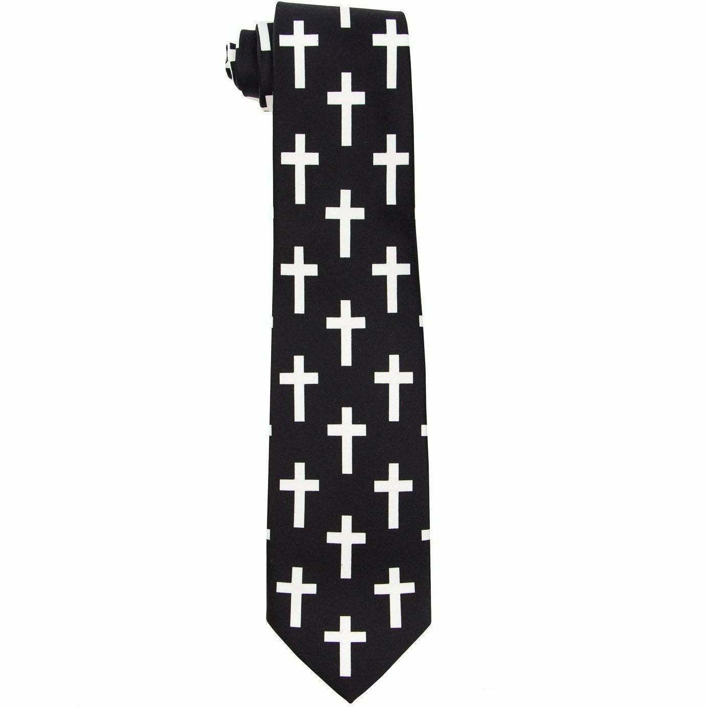 Vittorio Farina Religious Necktie & Pocket Square