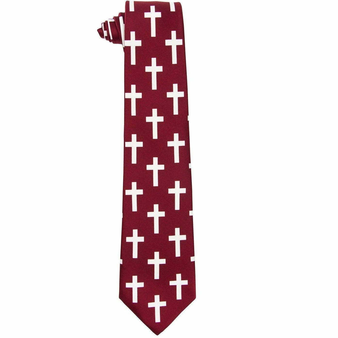 Vittorio Farina Religious Necktie & Pocket Square