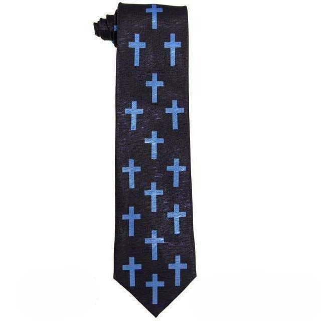 Vittorio Farina Religious Necktie & Pocket Square