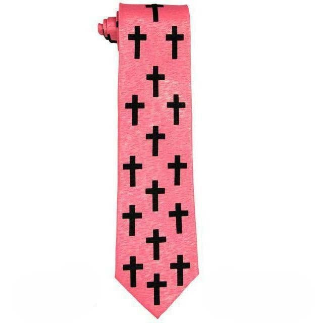 Vittorio Farina Religious Necktie & Pocket Square