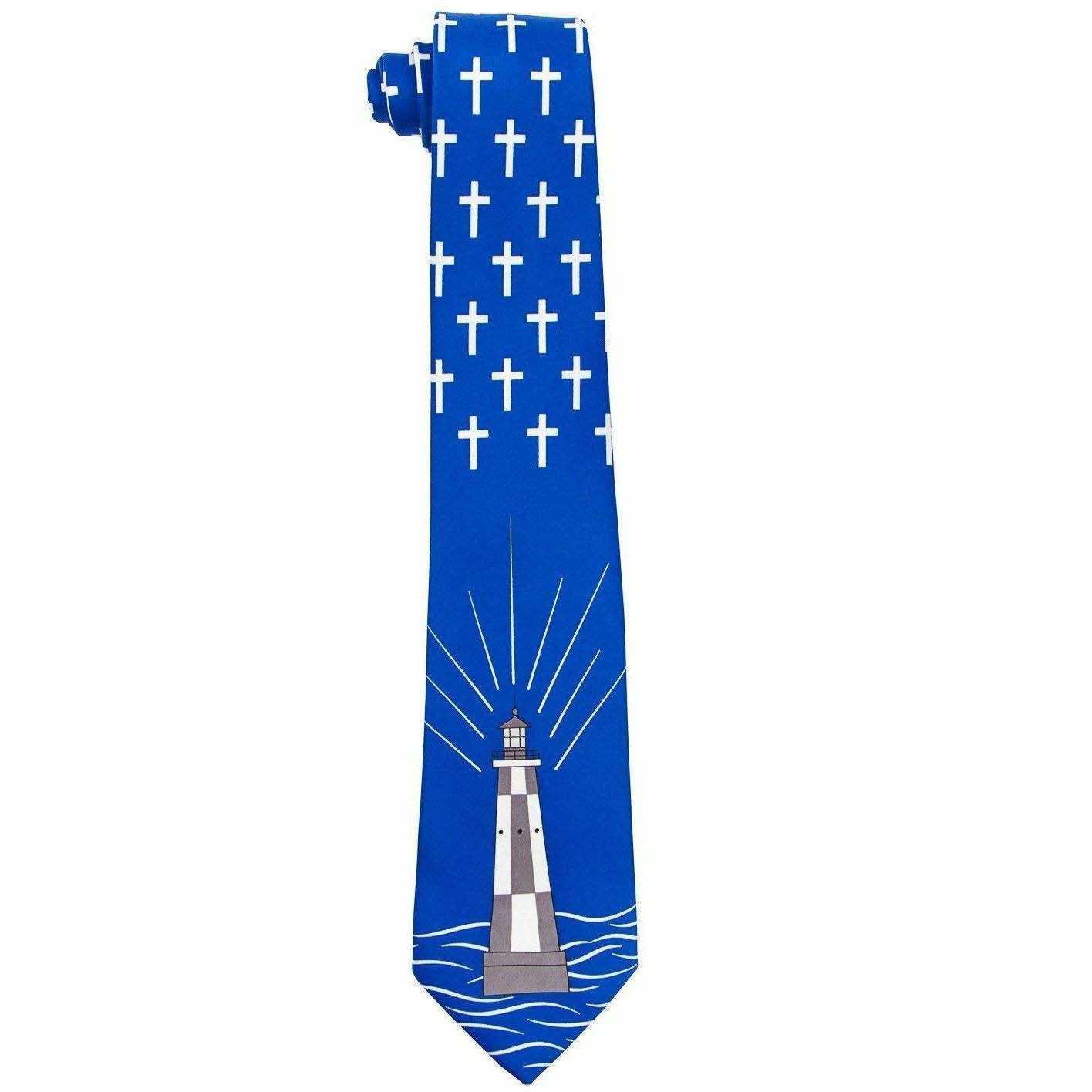 Vittorio Farina Religious Necktie & Pocket Square