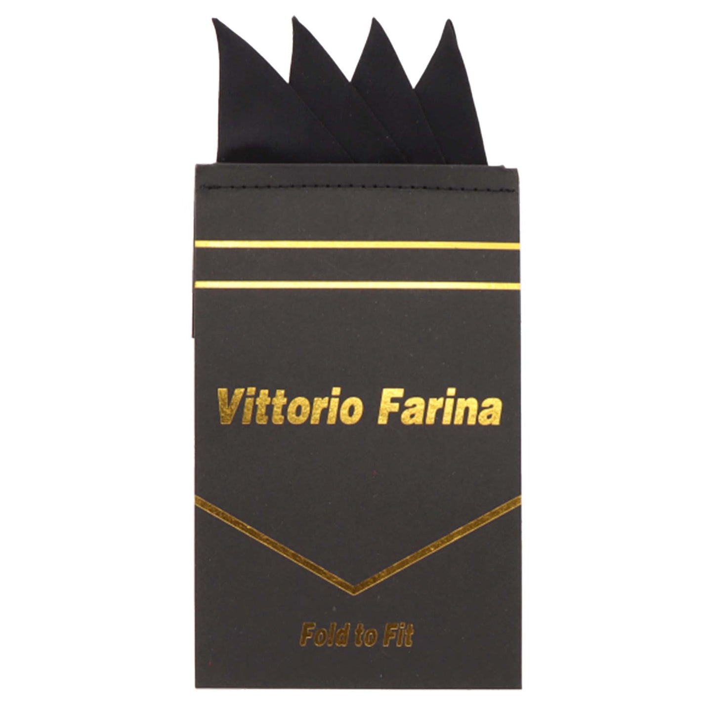 Vittorio Farina Pre-Folded Pocket Square (Four-Point)