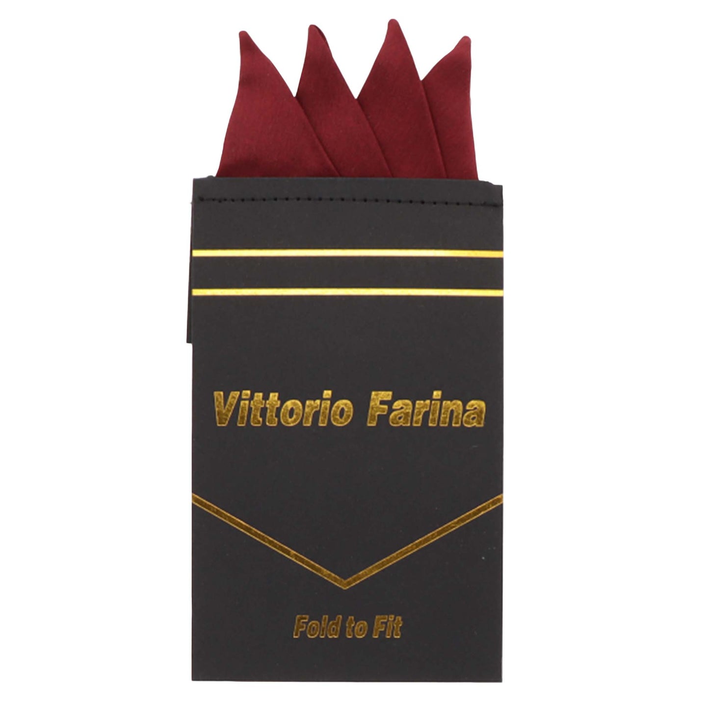 Vittorio Farina Pre-Folded Pocket Square (Four-Point)