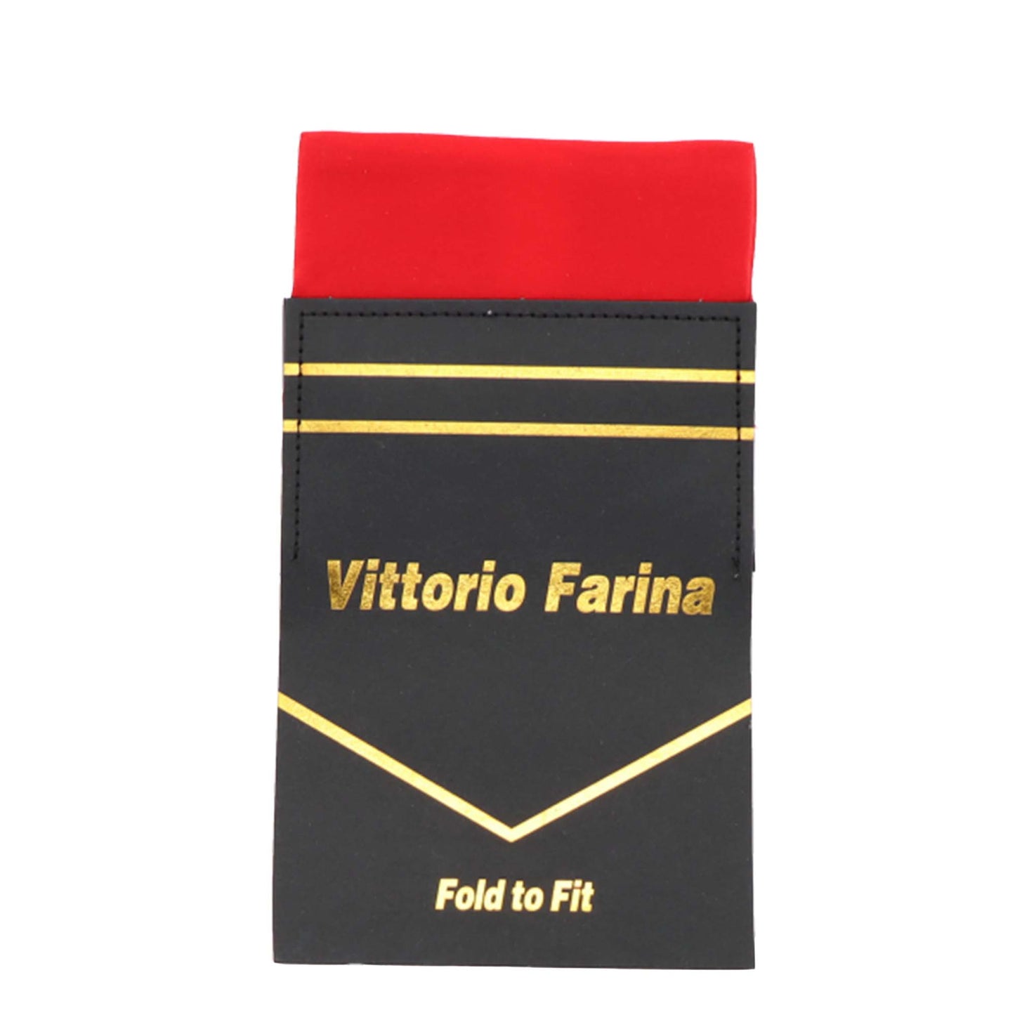 Vittorio Farina Flat Pre-Folded Pocket Square